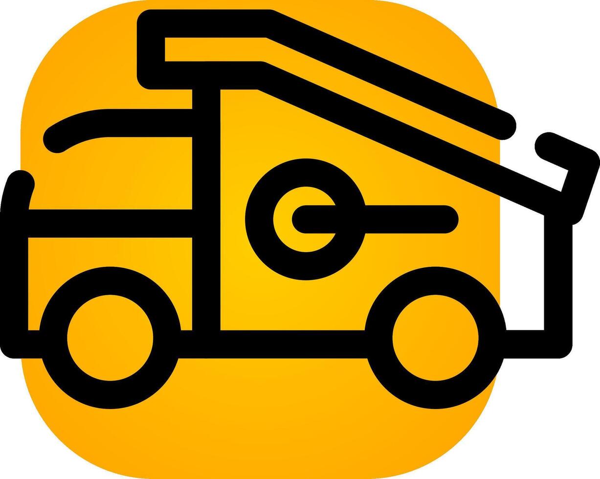 Truck Creative Icon Design vector