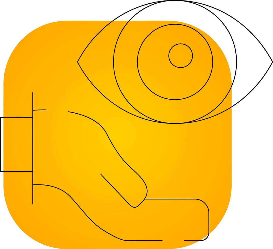 Primary Eye Care Creative Icon Design vector