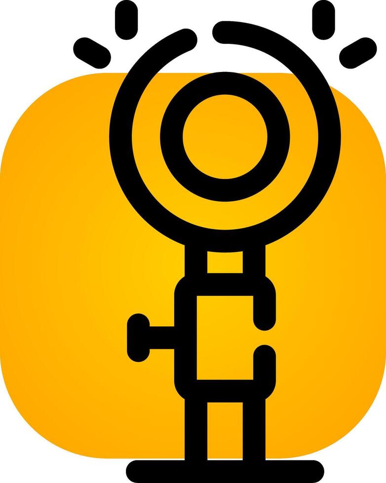 Light Creative Icon Design vector