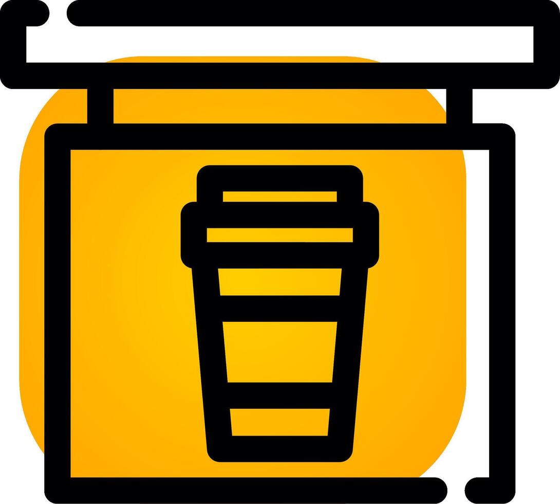 Coffee Shop Creative Icon Design vector