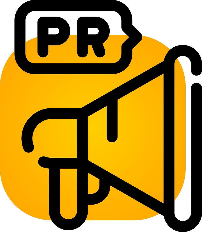Public Relations Creative Icon Design vector