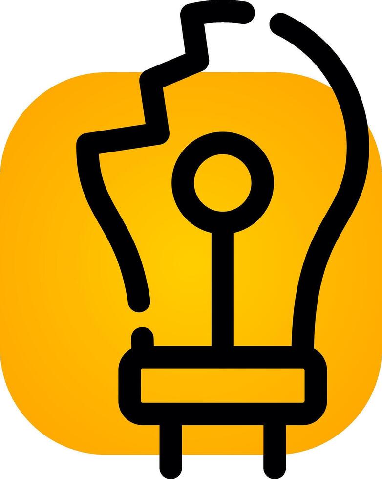 Bulb Creative Icon Design vector