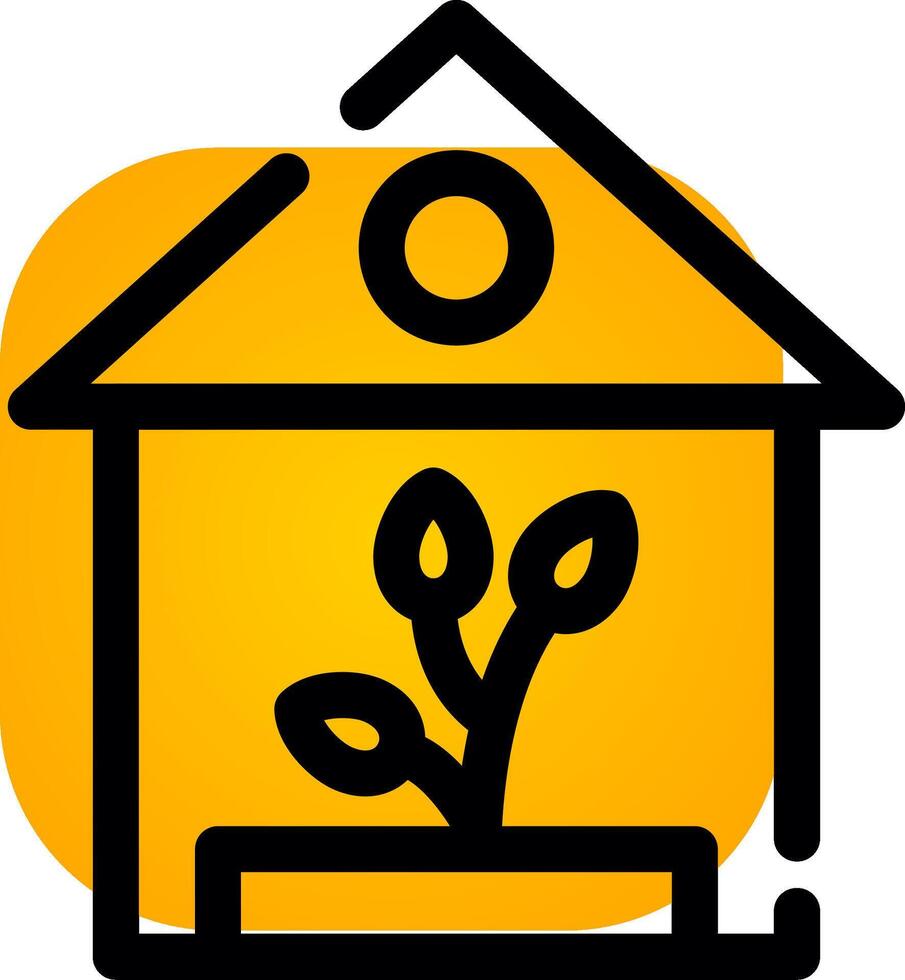 Greenhouse Creative Icon Design vector