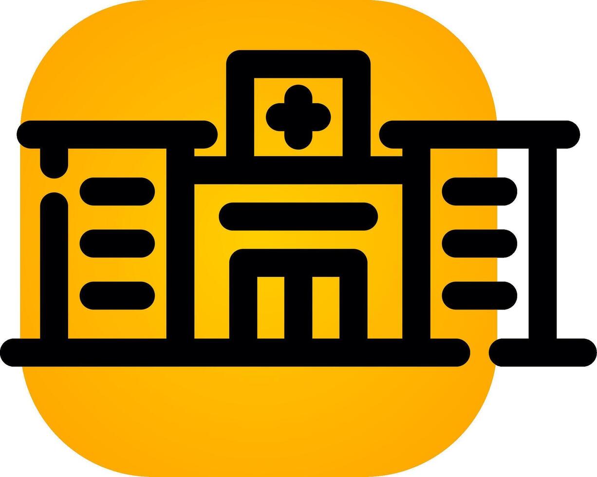 Hospital Creative Icon Design vector