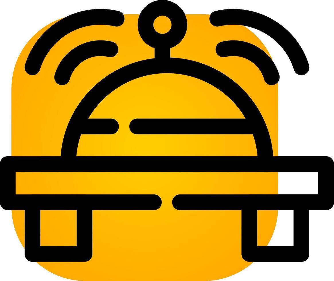 Reception Bell Creative Icon Design vector