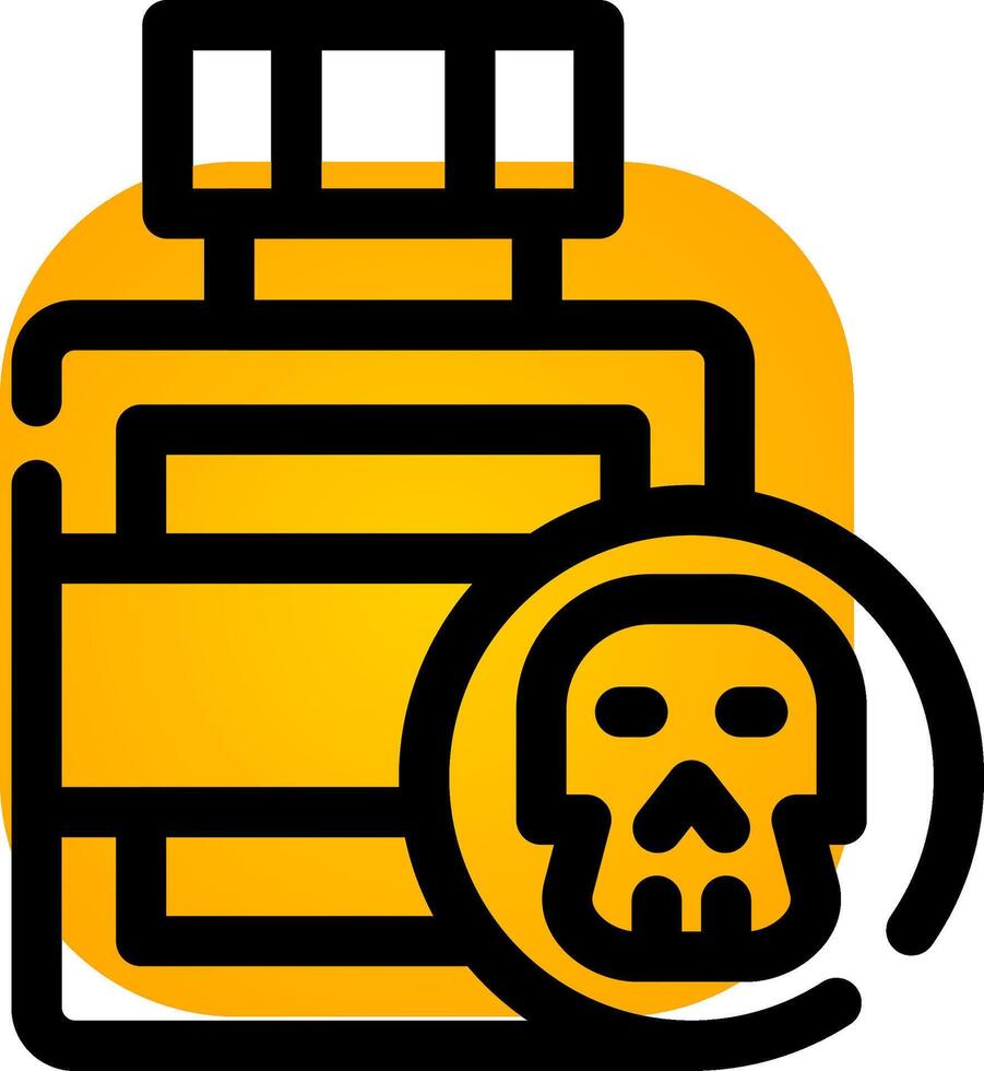 Poison Creative Icon Design vector