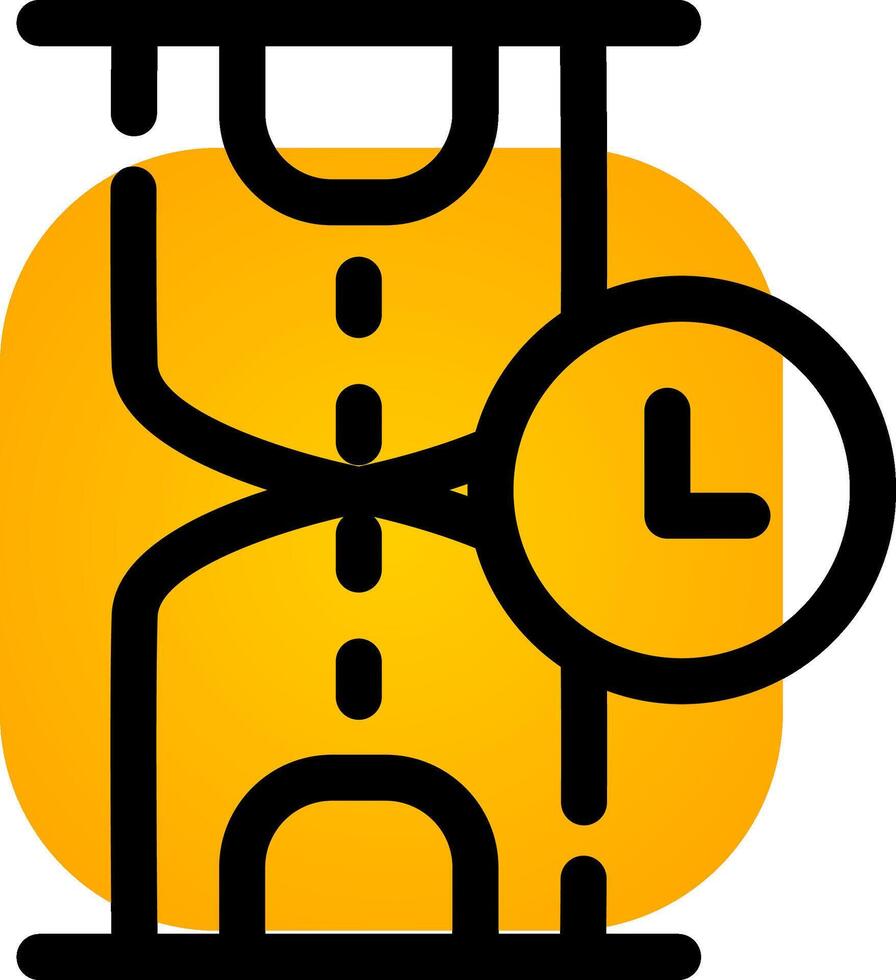 Jet Lag Creative Icon Design vector