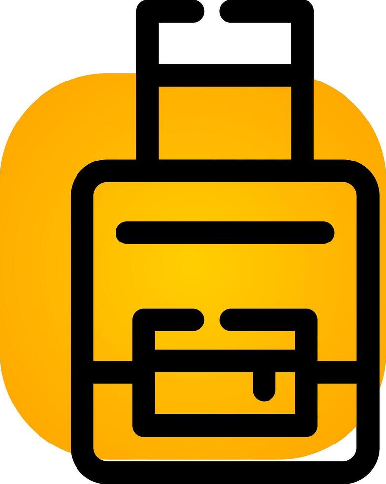 Luggage Creative Icon Design vector