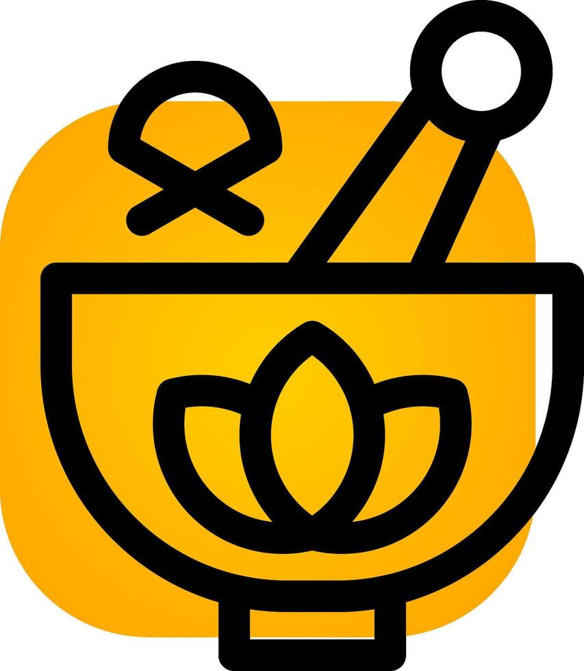 Herbal Treatment Creative Icon Design vector