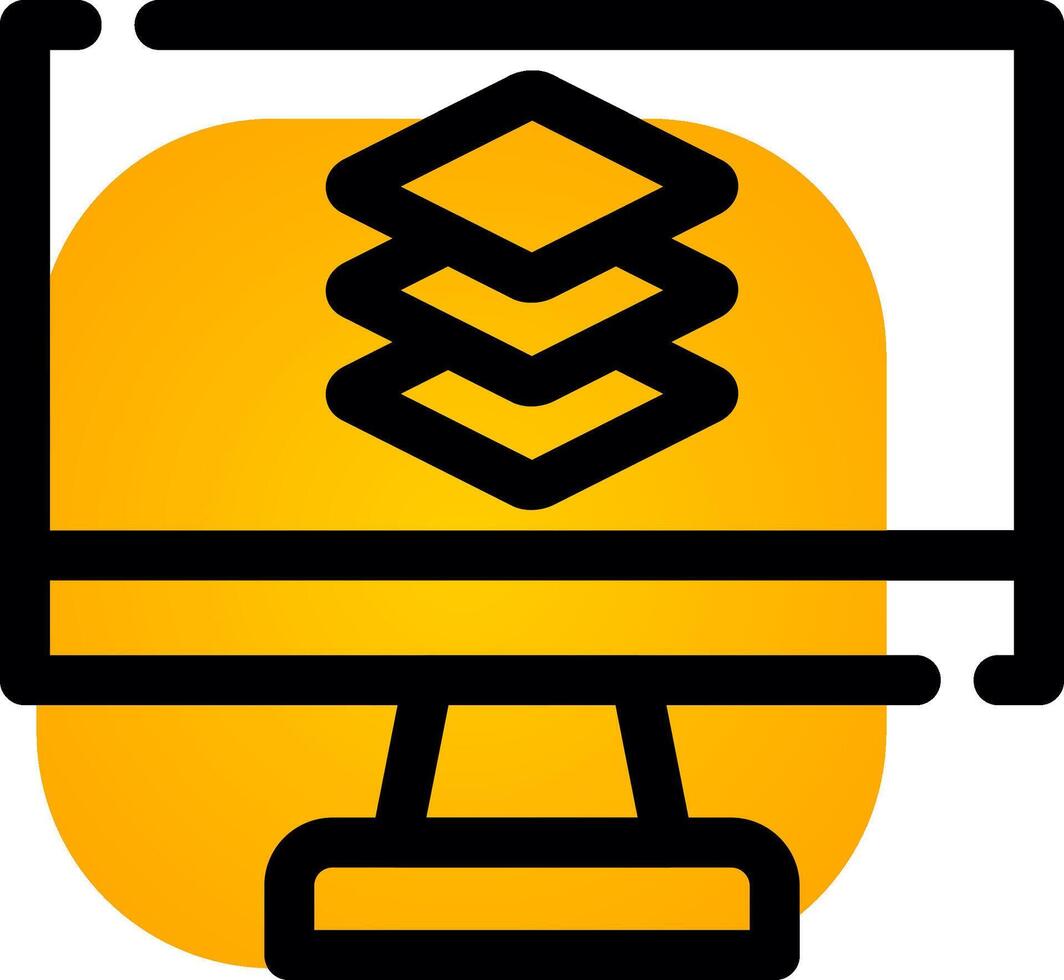 Layers Creative Icon Design vector