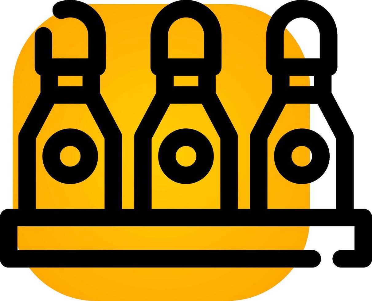 Bottles Creative Icon Design vector