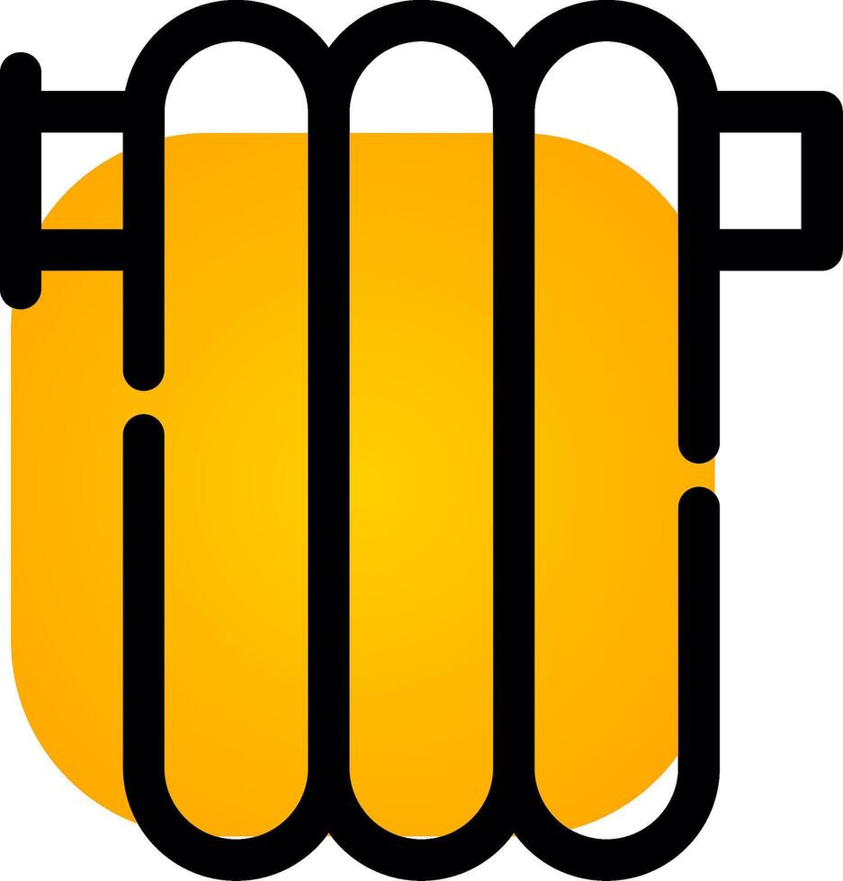 Radiator Creative Icon Design vector