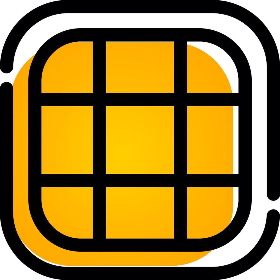 Grid Creative Icon Design vector