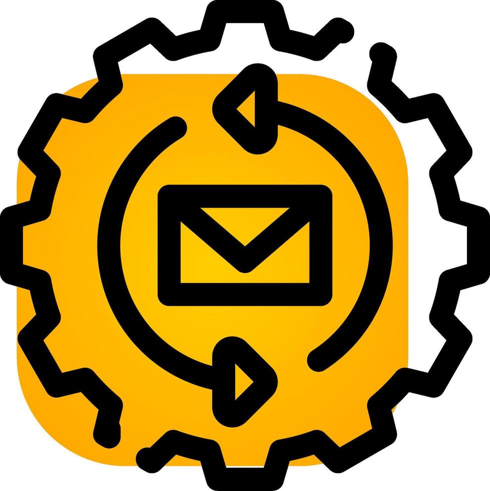 Marketing Automation Creative Icon Design vector