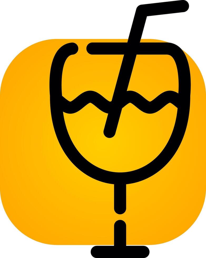 Cocktail Creative Icon Design vector