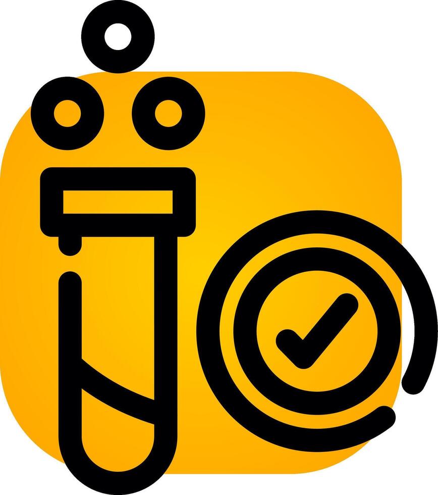 Blood Test Creative Icon Design vector