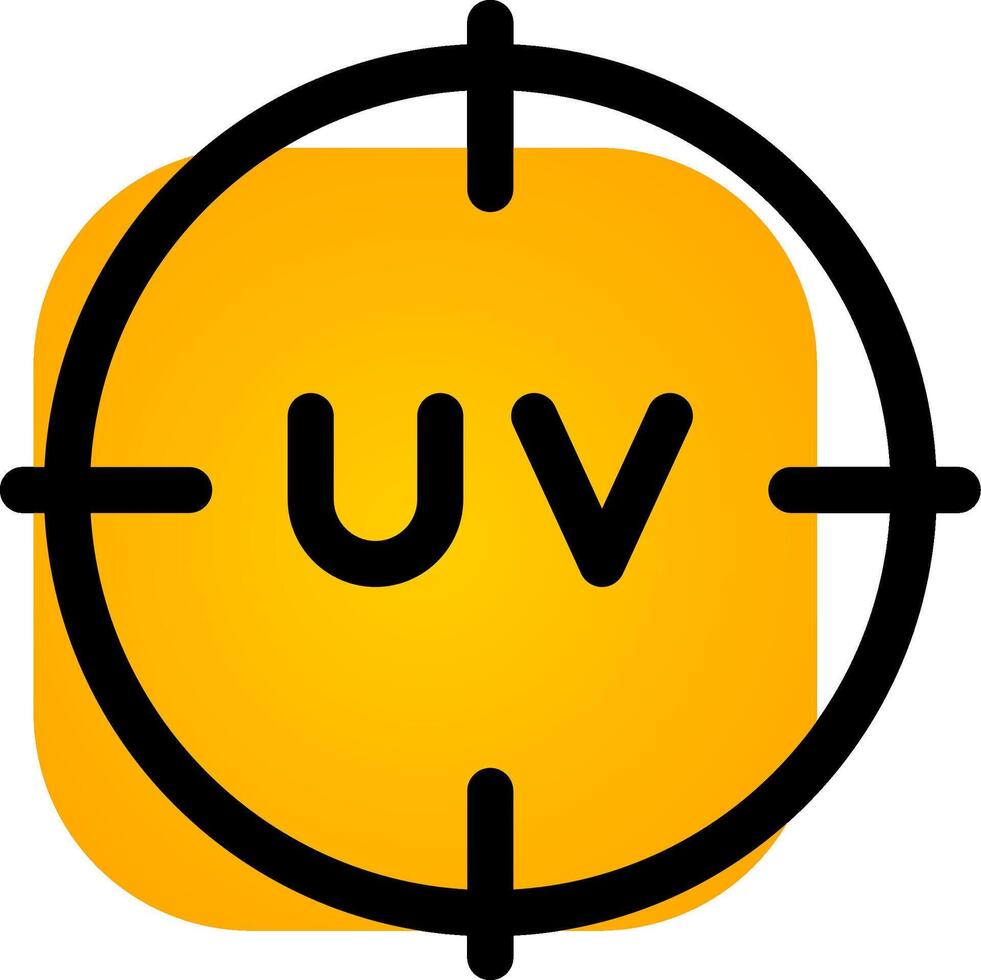 Uv Creative Icon Design vector