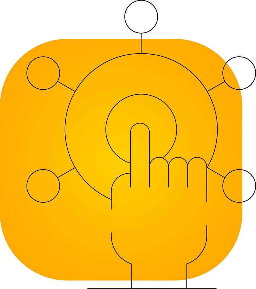 Interactivity Creative Icon Design vector