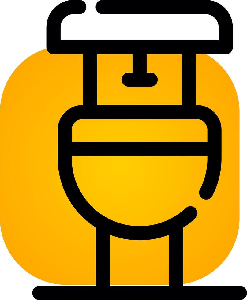 Toilet Creative Icon Design vector