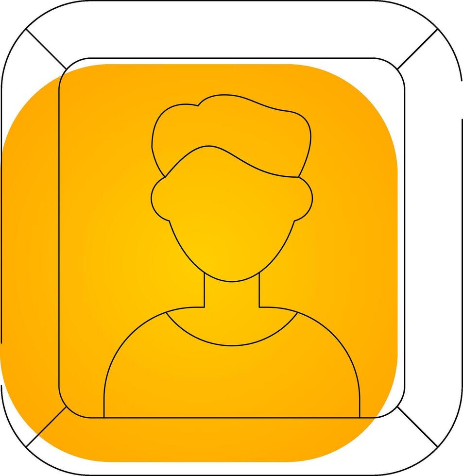 Portrait Creative Icon Design vector