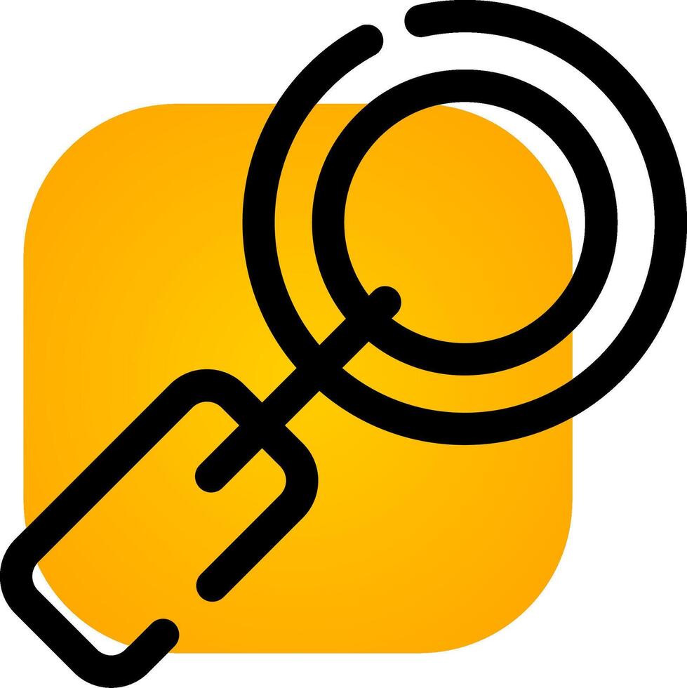 Magnifying Glass Creative Icon Design vector