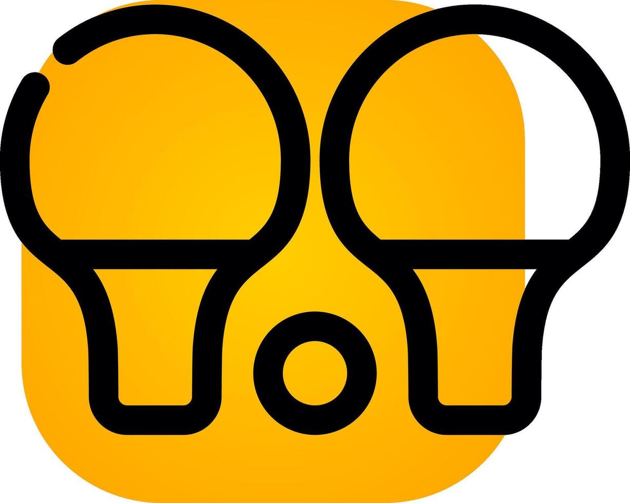 Ping Pong Creative Icon Design vector