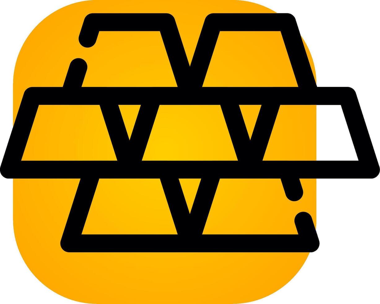 Gold Creative Icon Design vector