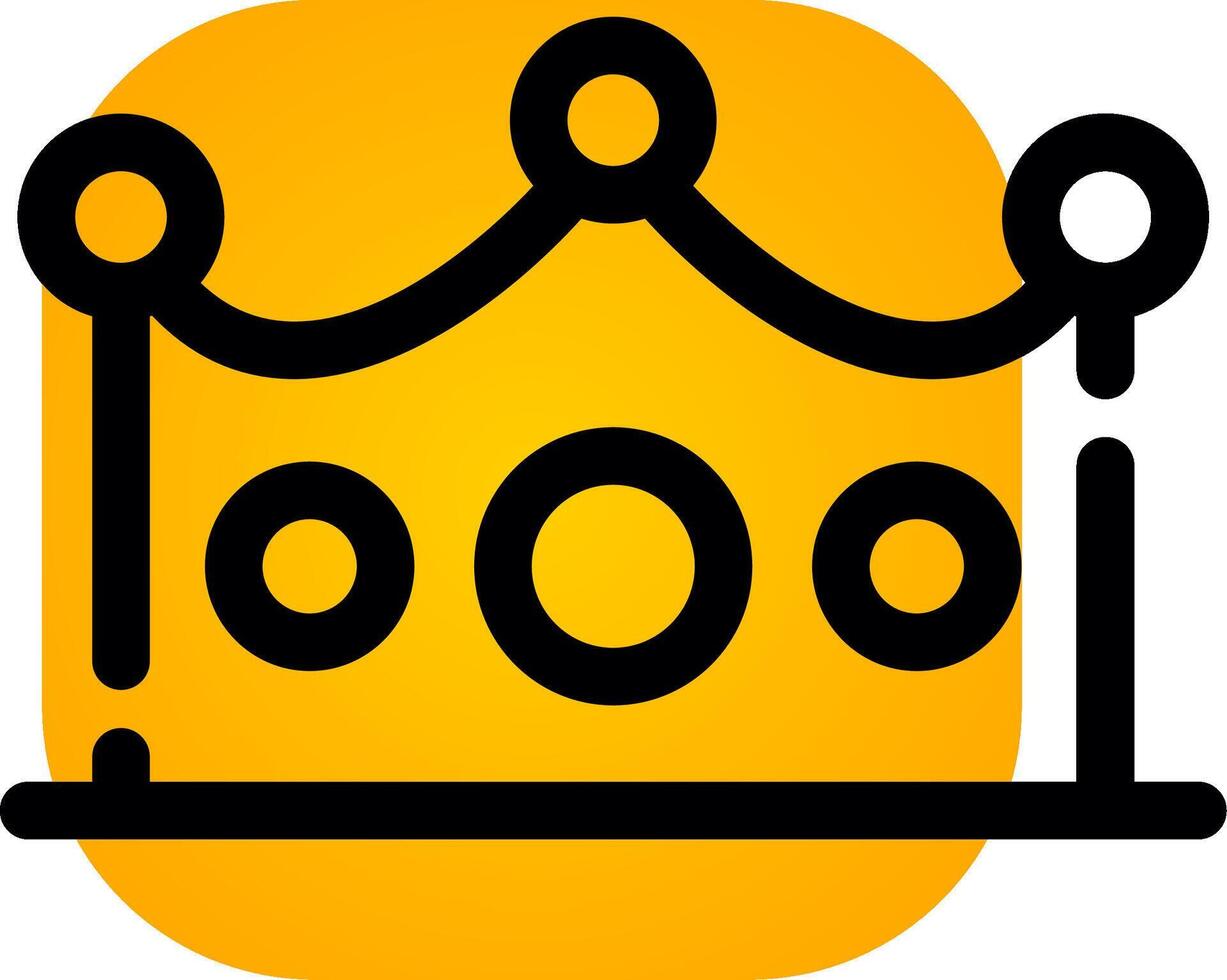 Crown Creative Icon Design vector