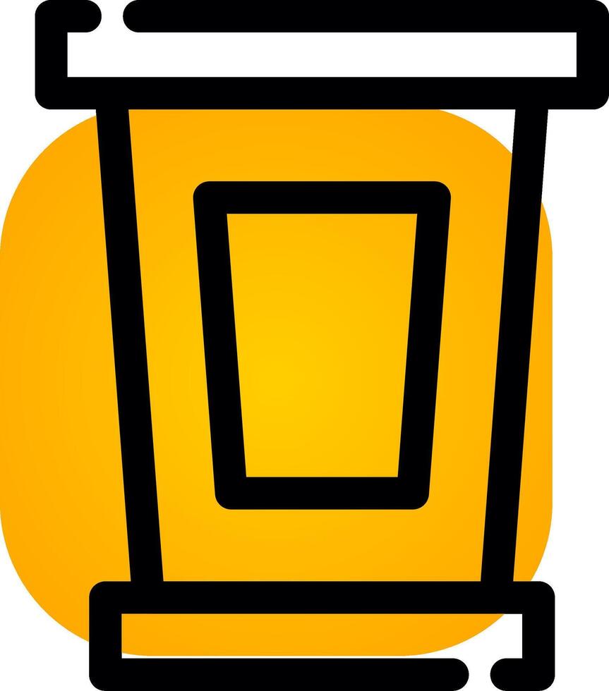 Witness Stand Creative Icon Design vector