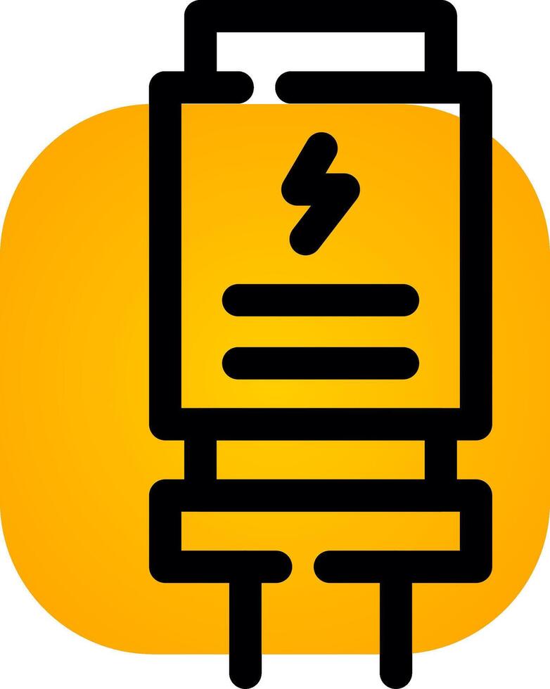 Capacitor Creative Icon Design vector