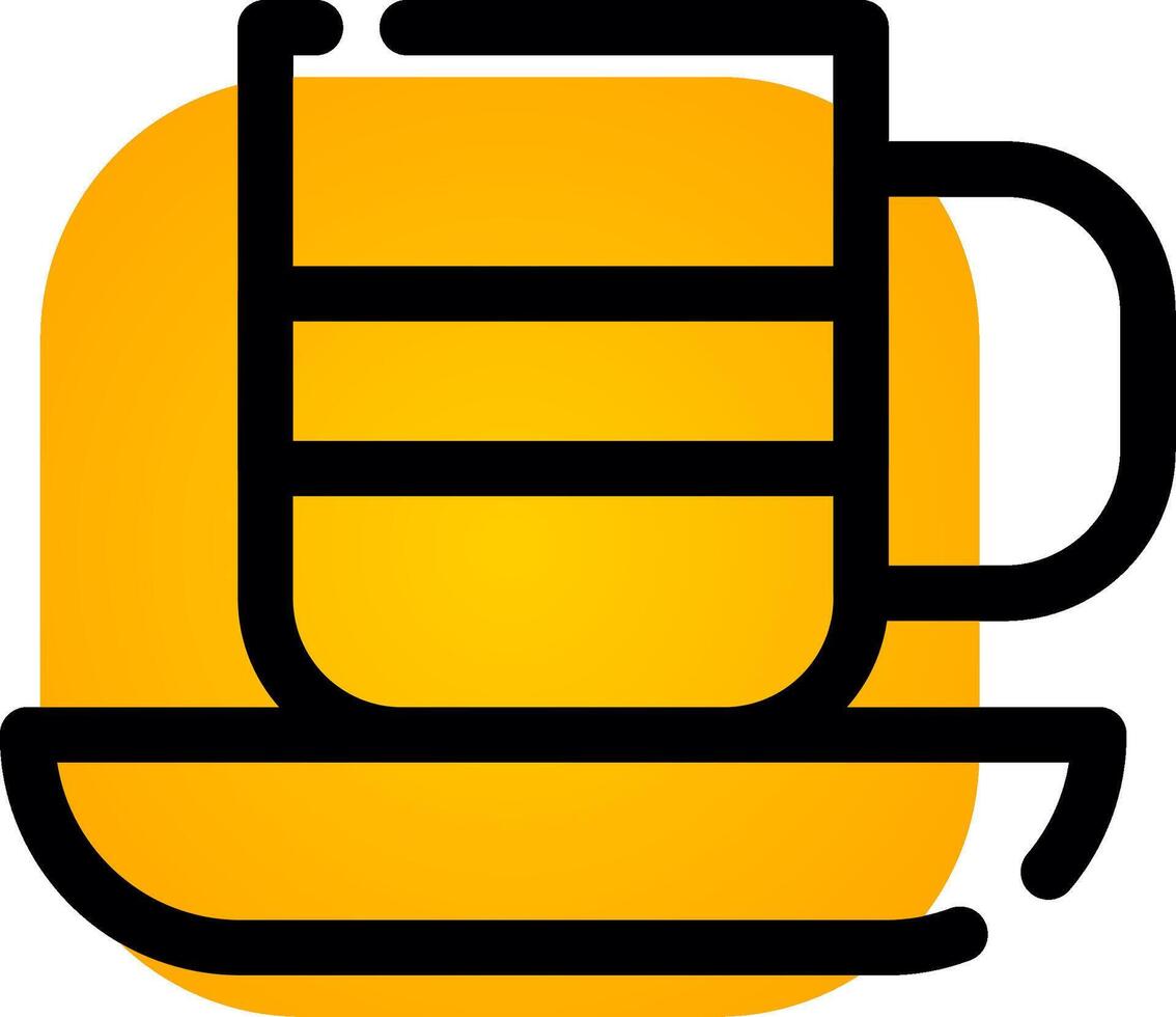 Tea Cup Creative Icon Design vector
