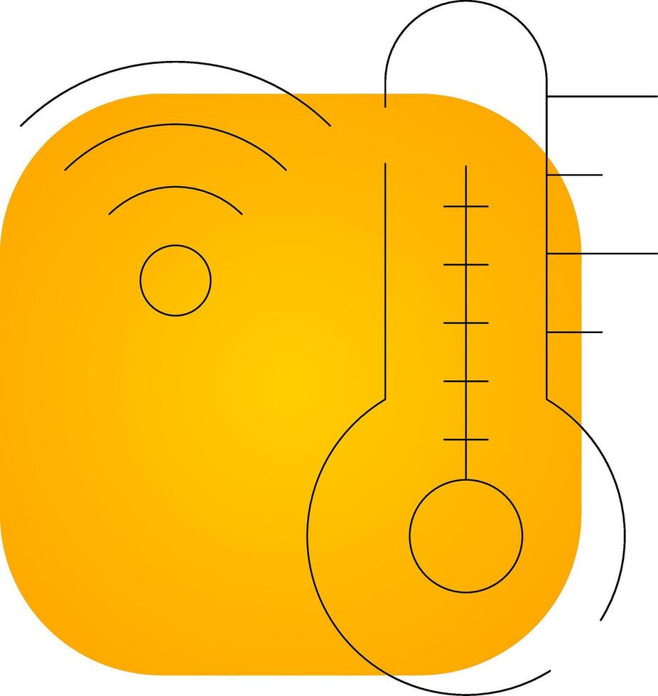 Thermostat Creative Icon Design vector