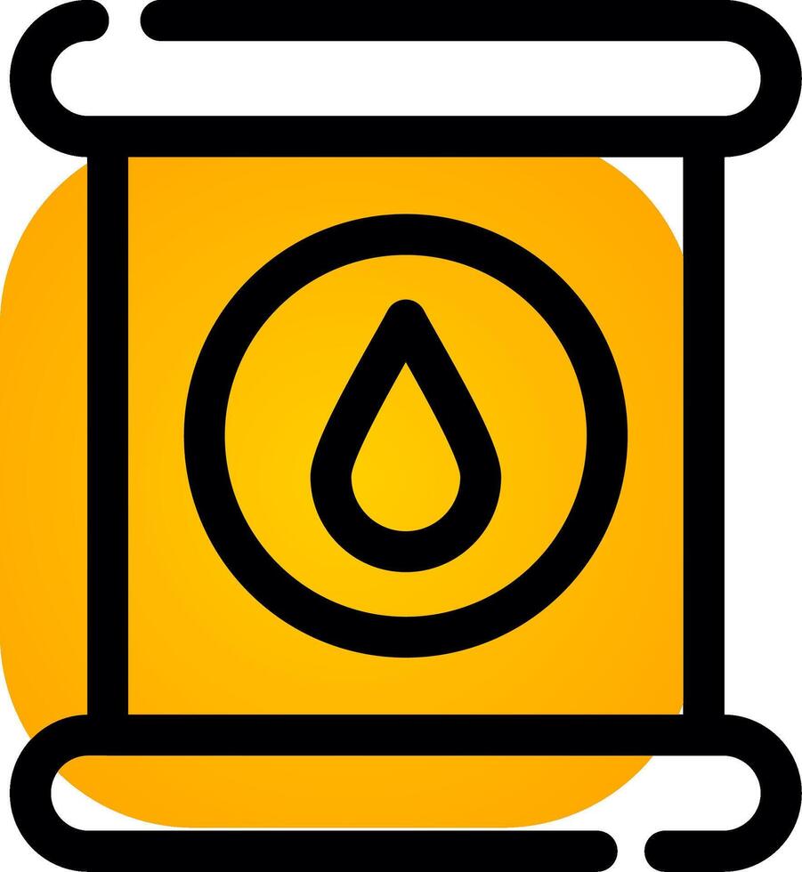Waste Oil Creative Icon Design vector