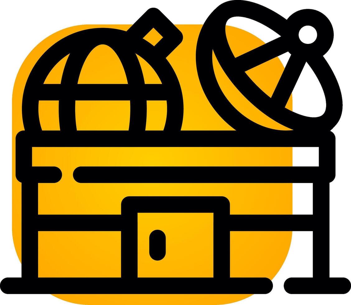 Observatory Creative Icon Design vector