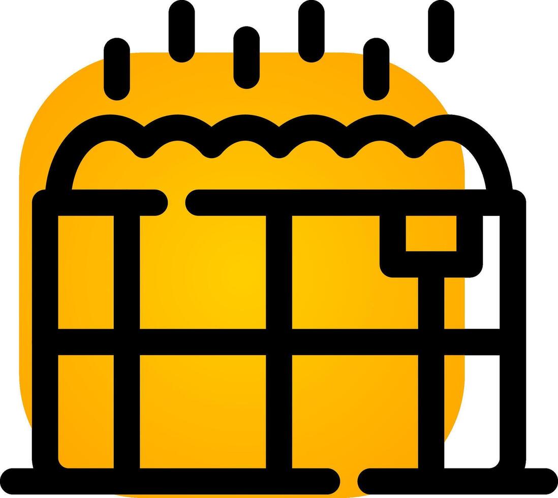 Hot Tub Creative Icon Design vector