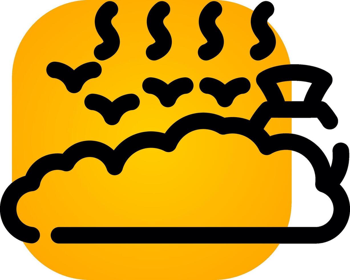 Landfill Creative Icon Design vector