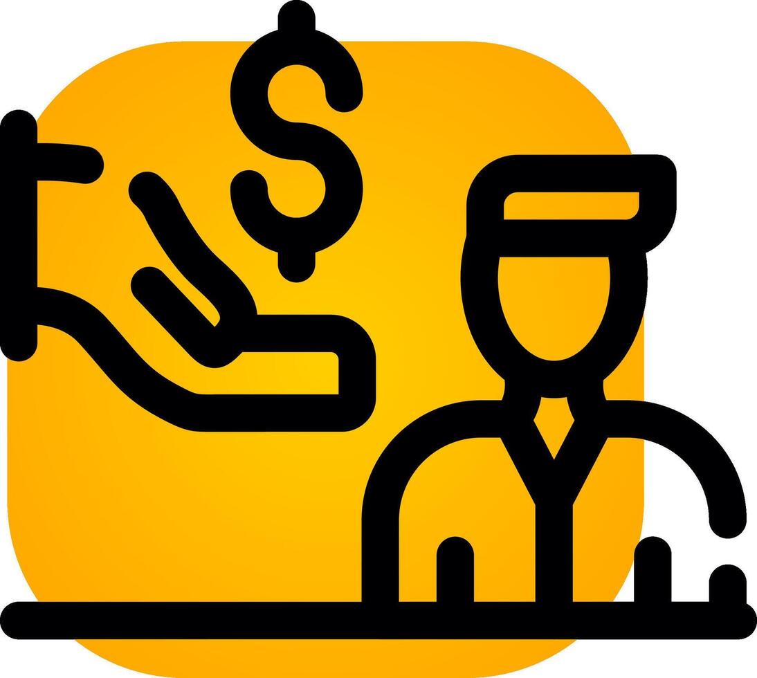 Dealer Prep Fees Creative Icon Design vector