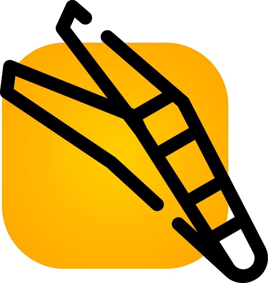 Tweezers Creative Icon Design vector