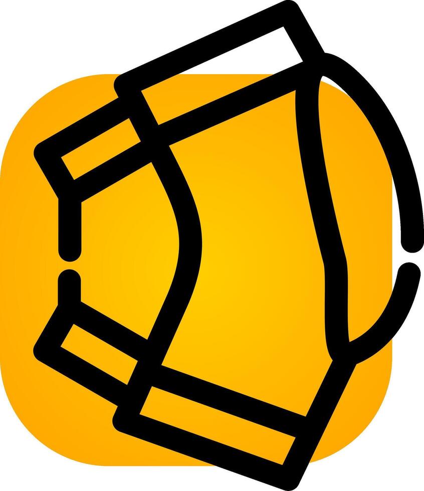 Kneepad Creative Icon Design vector