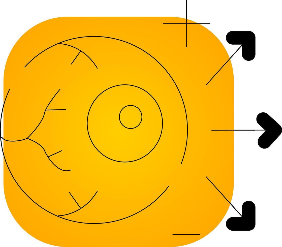 Longsighted Creative Icon Design vector