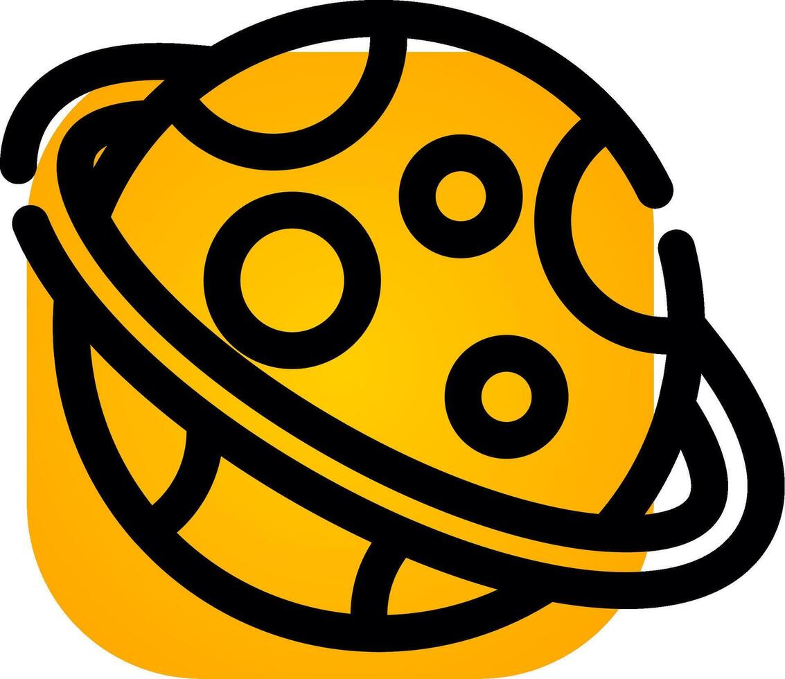 Planet Creative Icon Design vector