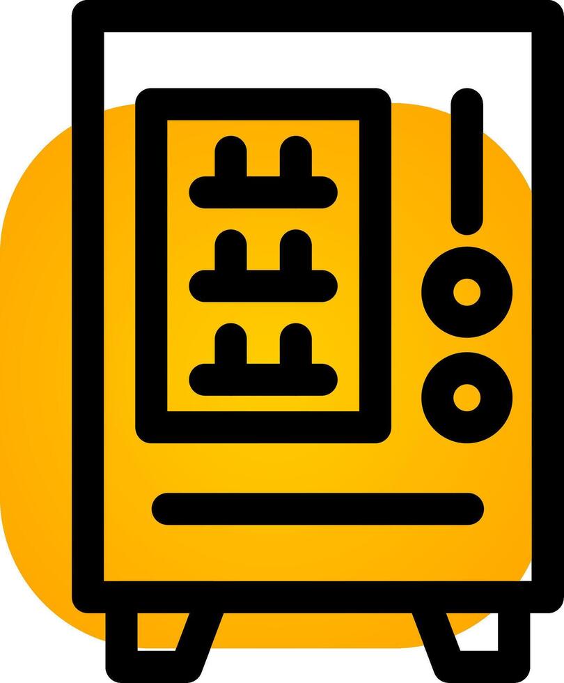 Vending Machine Creative Icon Design vector