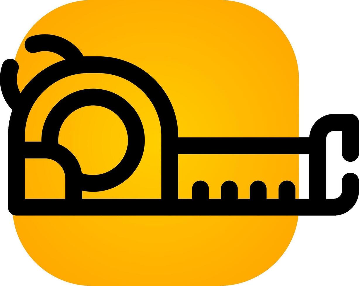 Measuring Tape Creative Icon Design vector