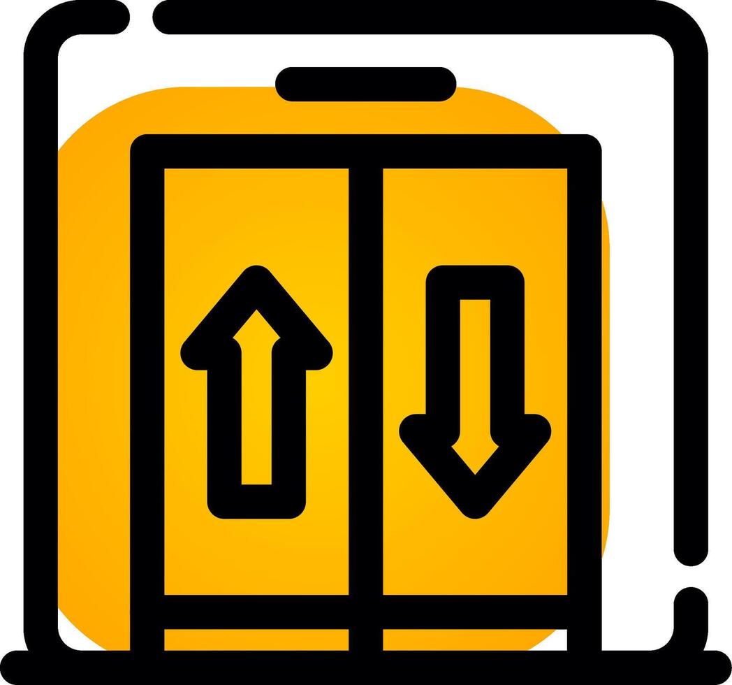Elevator Creative Icon Design vector