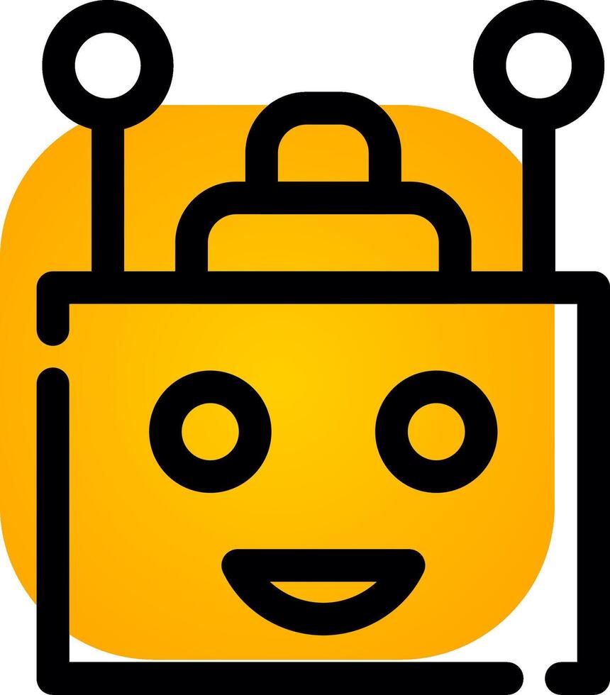 Chatbot Creative Icon Design vector