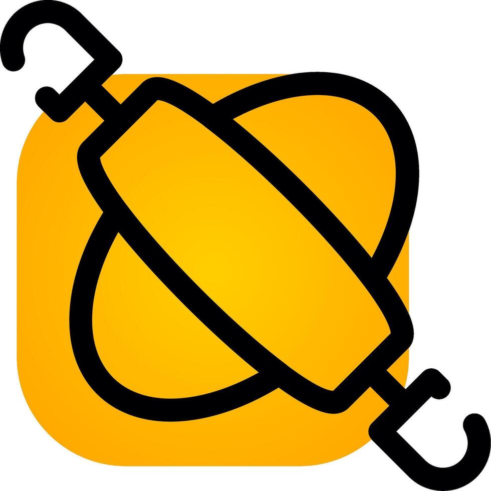 Rolling Pin Creative Icon Design vector