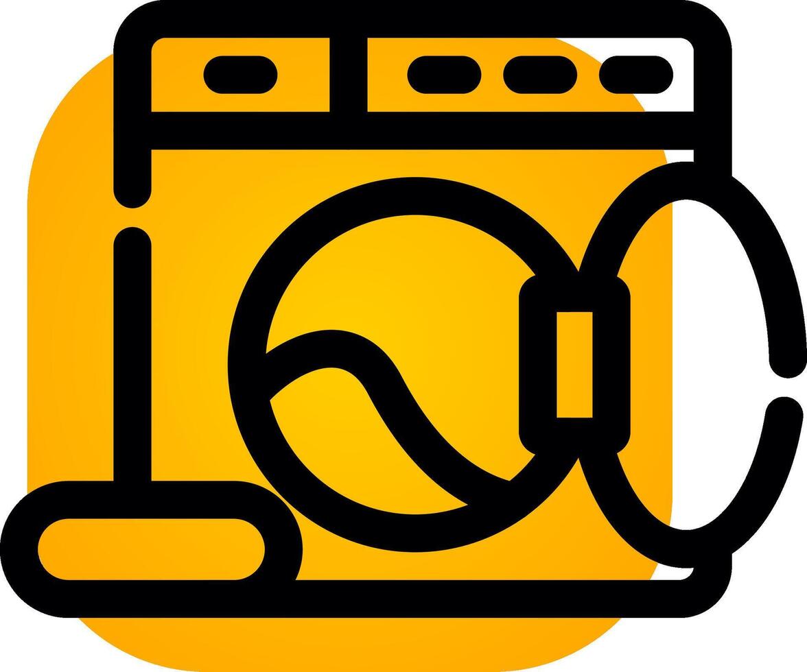 Laundry Creative Icon Design vector