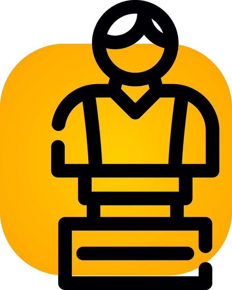 Sculpture Creative Icon Design vector