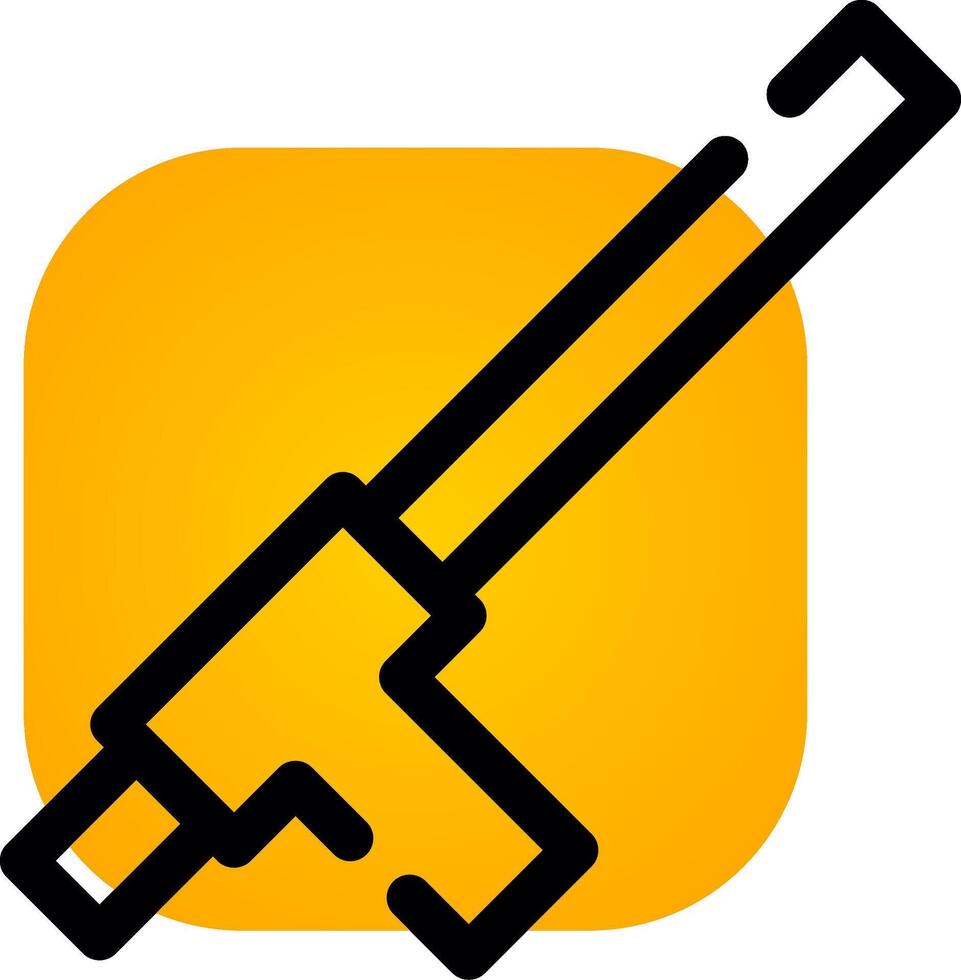 Tonfa Creative Icon Design vector