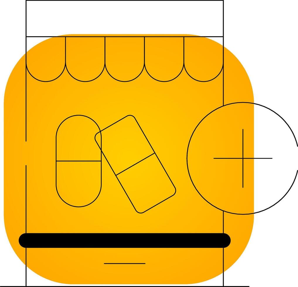 cuidado de la salud comercio electrónico creativo icono diseño vector